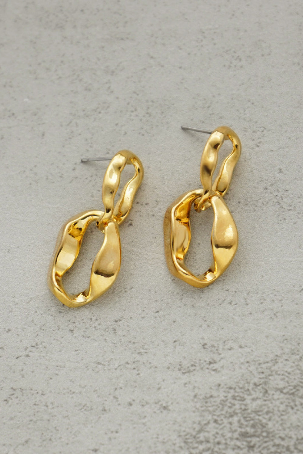 18K Gold-Plated Copper Double-Hoop Earrings